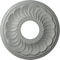 Ekena Millwork Blackthorne Ceiling Medallion (Fits Canopies up to 4 7/8"), 11 3/4"OD x 3 5/8"ID x 1"P, Primed White CM11BL - alternate 1